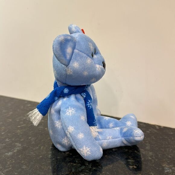 Ty Beanie Babies - 1999 Holiday Teddy with Ear  Tag . Size 9” - Picture 5 of 10